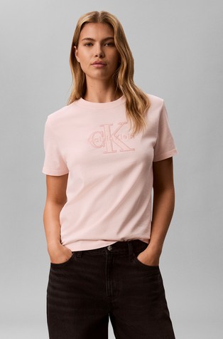 Majica kratkih rukava s frotirnim monogramom