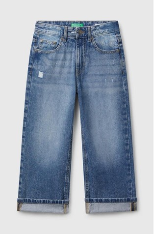 Straight fit jeans hlače s uvrnutim rubom nogavica