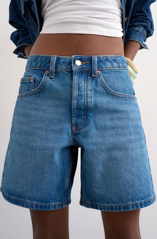 TSVIGGA high rise denim shorts