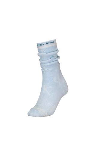 Čarape od mješavine pamuka s nabranim dizajnom