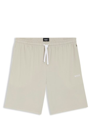 Pamučne kratke hlače s vezicom i izvezenim logotipom