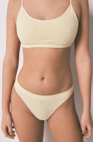 HI&BYE bešavne tangice s cvjetnim uzorkom