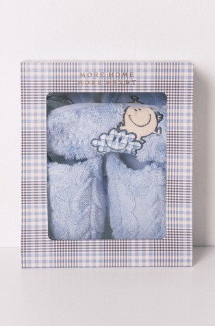 SmileyWorld® poklon paket: papuče i maska ​​za spavanje