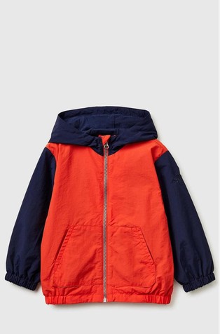 Water-repellent nylon jacket with hood