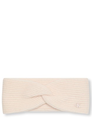 Pletena traka za glavu od mješavine vune s uvijenim detaljem