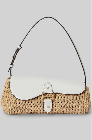 Tasha torbica od papirne slame i kože