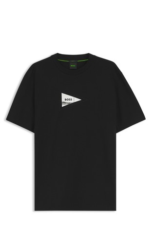 Regular fit majica od rastezljivog pamuka s otiskom