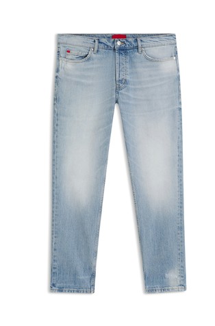 Tapered-fit jeans in stretch denim