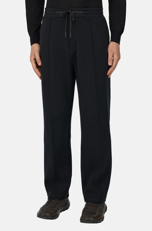 Cotton and Wool Blend Trousers