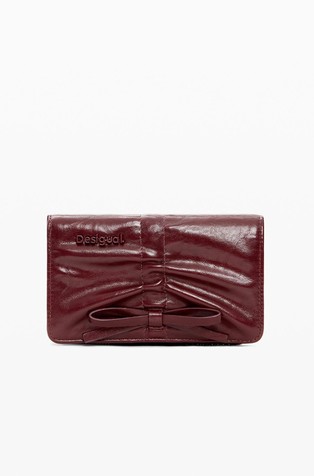 Shiny Faux Leather Small Wallet