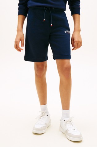 Logo Embroidery Cotton-blend Sweat Shorts