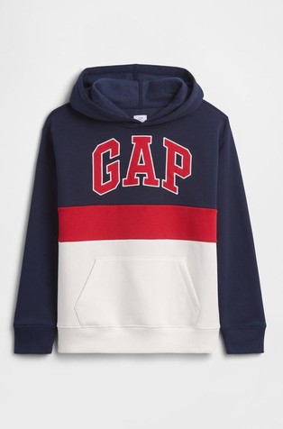 Kids Relaxed Gap Logo Colorblock Hoodie