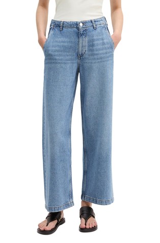 Loose fit jeans hlače od mješavine liocela