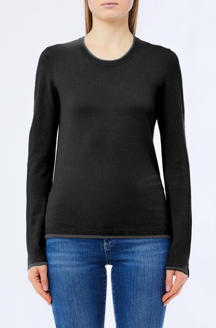 Pleten pulover s lurex® detaljima