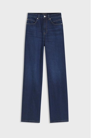 Jeans hlače sa širokim nogavicama