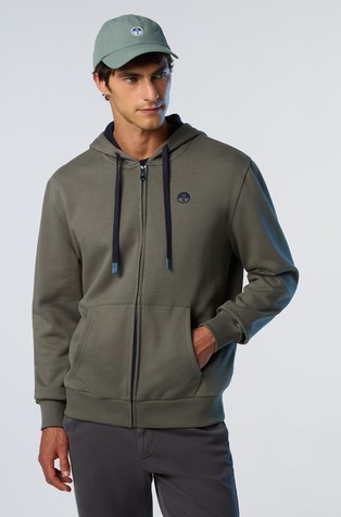 Pulover s kapuljačom i izvezenim logotipom