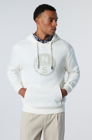 Pulover s kapuljačom i otisnutim logotipom