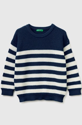 Pleten pulover s prugastim uzorkom