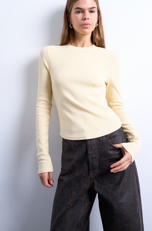 TSBEA long-sleeved rib tee