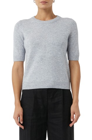 Pletena majica od mješavine vune