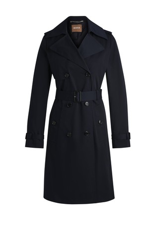 Baloner s dvorednim kopčanjem i remenom