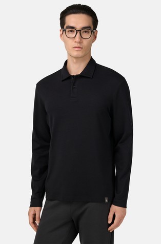 Polo majica dugih rukava od pima pamuka