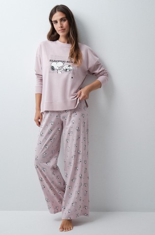 Snoopy pamučna pidžama dugih rukava