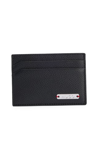 Kožni novčanik za kartice s logo pločicom