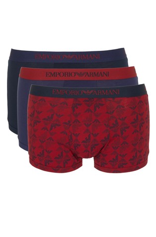 Paket od 3 para bokserica s logo obrubom