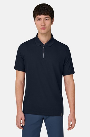 High-Performance Piqué Polo Shirt with S-Cafè® Yarn