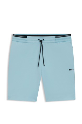 Kratke hlače od mješavine pamuka s prugastim detaljima