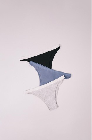 HI&BYE pack of 3 Brazilian panties