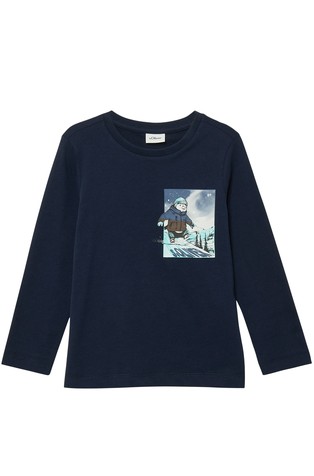 Pamučna majica dugih rukava s otiskom