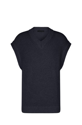 Pleten prsluk od mješavine vune