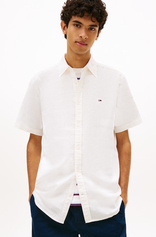 Regular fit Seersucker Short-sleeved Shirt