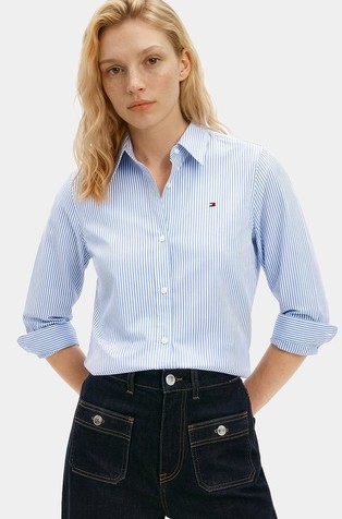 Regular Fit Stripe Poplin Shirt