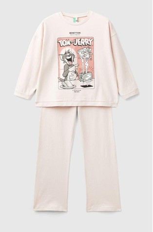 Tom & Jerry pamučna pidžama dugih rukava