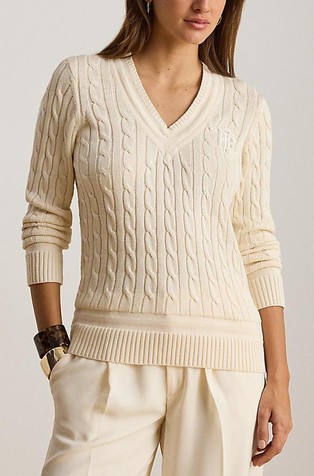 Cable-Knit Cricket Sweater