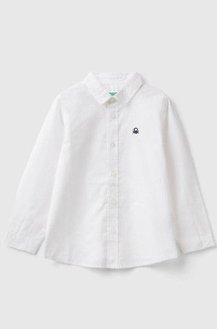 Shirt in cotton poplin