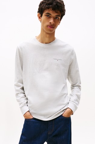 Slim fit logo majica dugih rukava