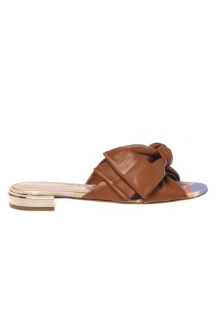 Leather mule
