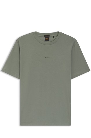 Relaxed fit pamučna majica s logotipom