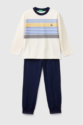 Pamučna pidžama dugih rukava