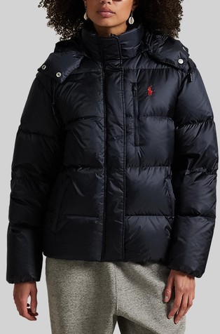 Prošivena jakna punjena paperjem s kapuljačom