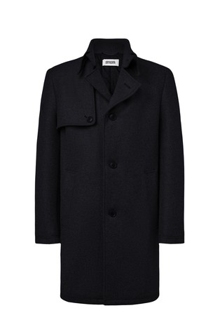 Cotton blend trench coat