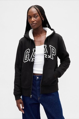 Gap logo ženski podstavljen hoodie