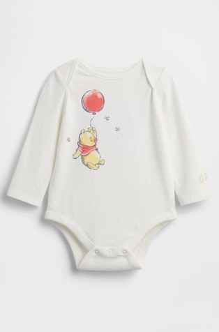 Winnie The Pooh body dugih rukava za bebe