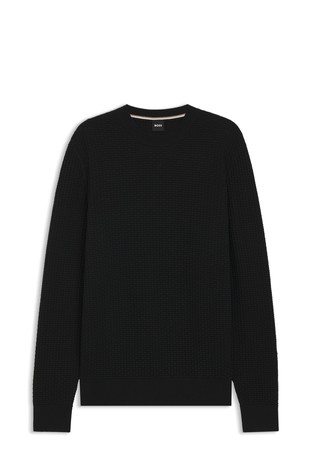 Pleten pamučni pulover