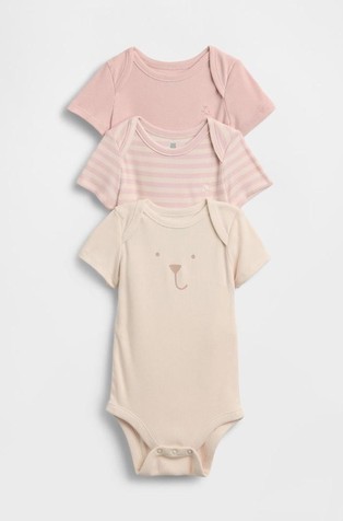 Paket od 3 bodyja kratkih rukava za bebe