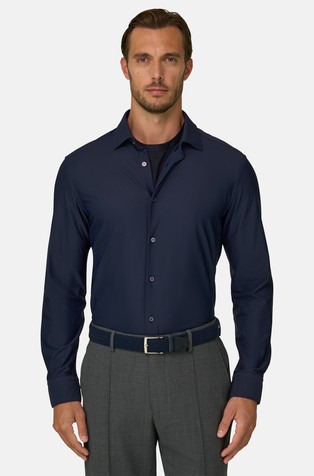 Slim Fit Stretch Nylon Shirt